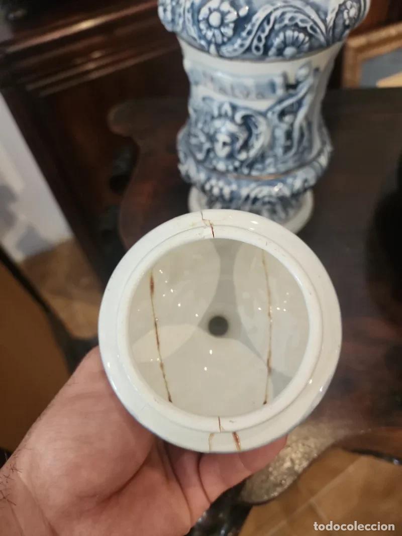 Antig&uuml;edades: Tarro de cer&aacute;mica decorativo - Foto 2