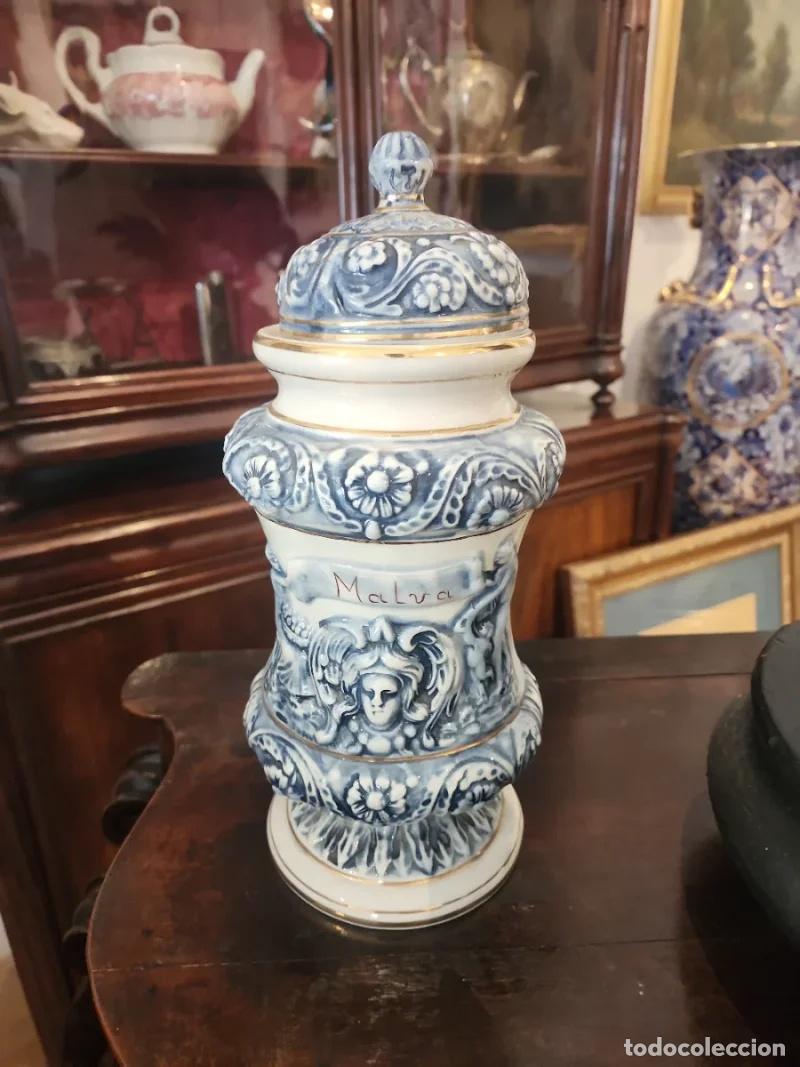 Antig&uuml;edades: Tarro de cer&aacute;mica decorativo - Foto 4