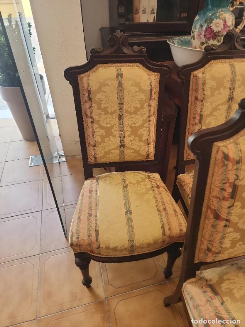 Antig&uuml;edades: Set de 6 Sillas Antiguas - Foto 3