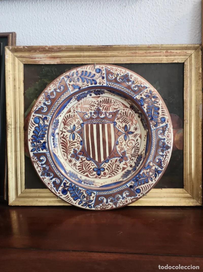 Antig&uuml;edades: Plato de Cer&aacute;mica de Manises