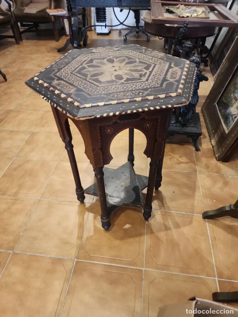 Antig&uuml;edades: Mesa &Aacute;rabe de Taracea - Foto 2
