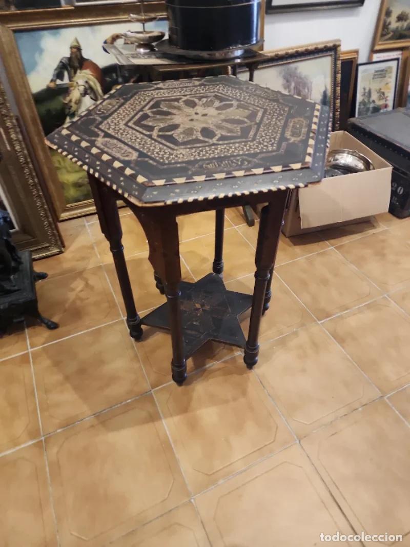 Antig&uuml;edades: Mesa &Aacute;rabe de Taracea - Foto 3