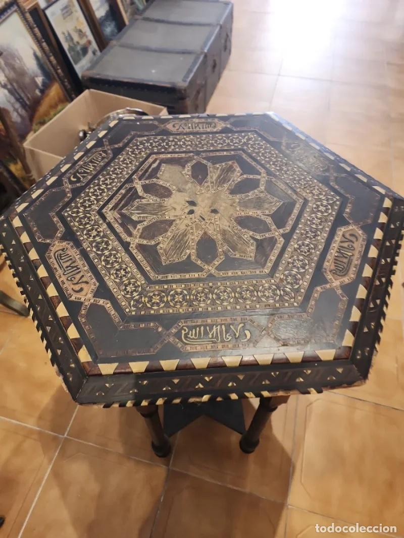 Antig&uuml;edades: Mesa &Aacute;rabe de Taracea - Foto 6
