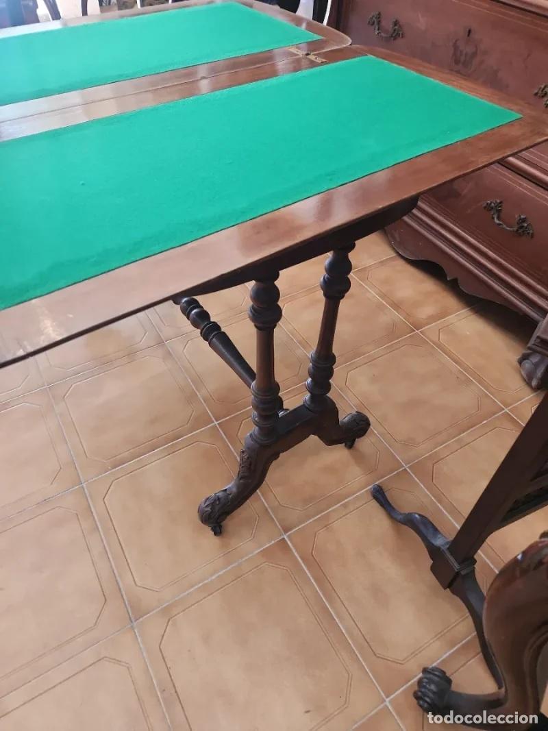 Antig&uuml;edades: Mesa Auxiliar Antigua de Ra&iacute;z - Foto 4