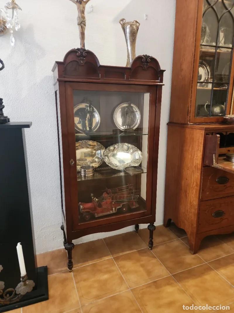 Antig&uuml;edades: Vitrina de Caoba Siglo XIX - Foto 2