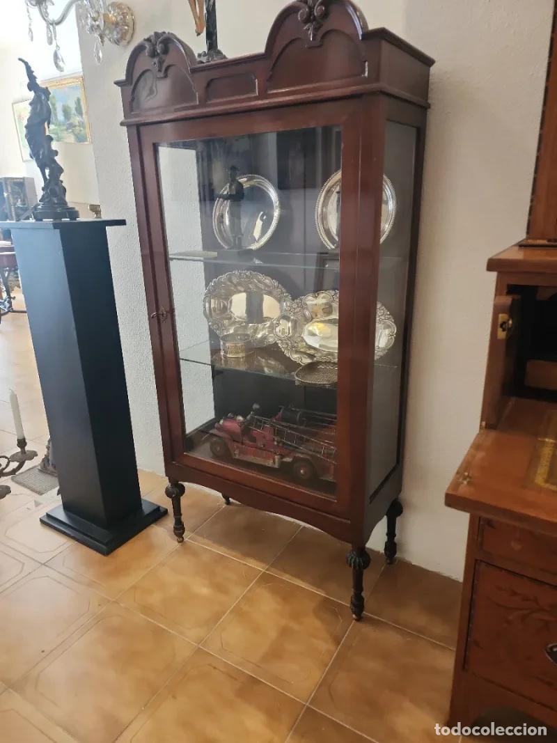 Antig&uuml;edades: Vitrina de Caoba Siglo XIX - Foto 3