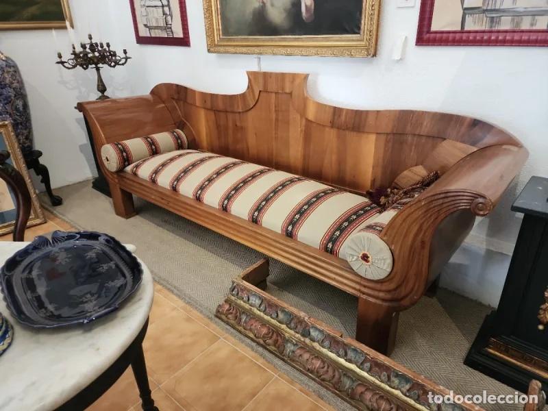 Antig&uuml;edades: Sof&aacute; Antiguo de Madera - Foto 1
