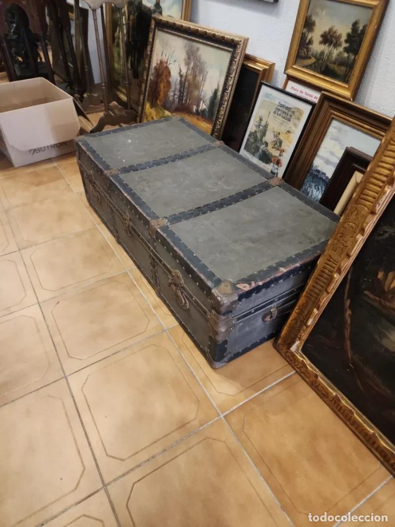 Antig&uuml;edades: Ba&uacute;l Militar Antiguo - Foto 2