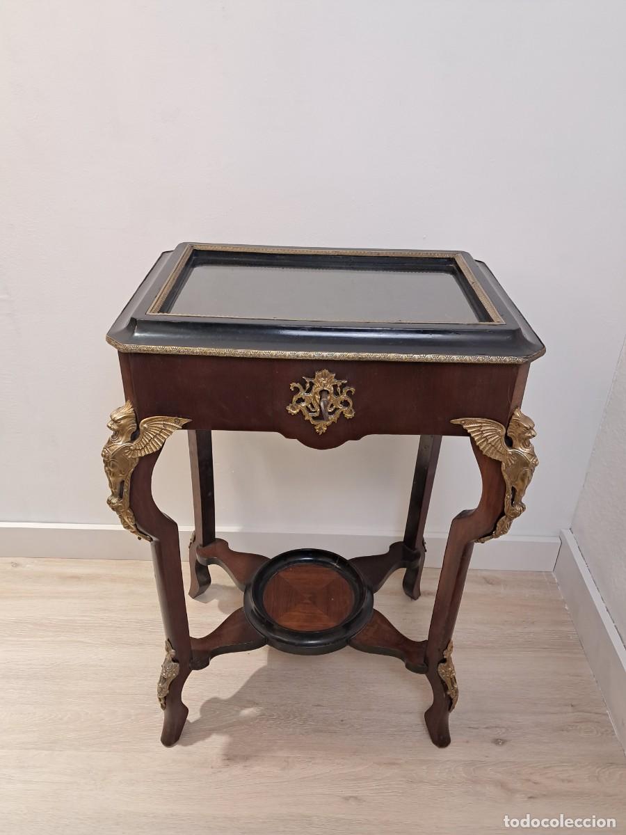 Antig&uuml;edades: Vitrina Napole&oacute;n III de finales del s.XIX - Foto 2