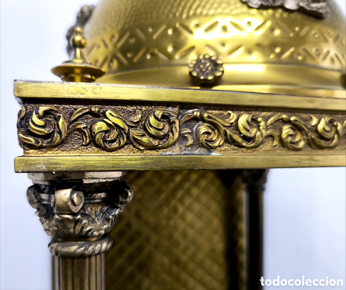 Antig&uuml;edades: TEMPLETE / CAPILLA BRONCE 93 cm. - Foto 4