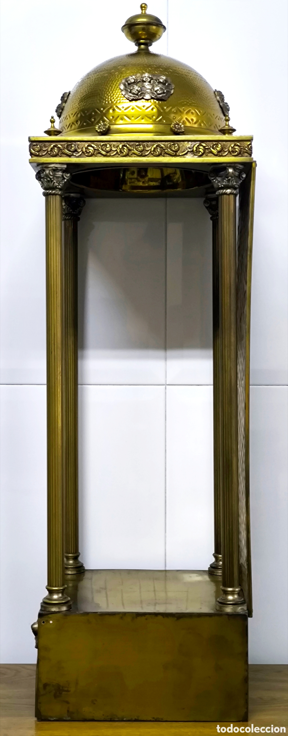 Antig&uuml;edades: TEMPLETE / CAPILLA BRONCE 93 cm. - Foto 9