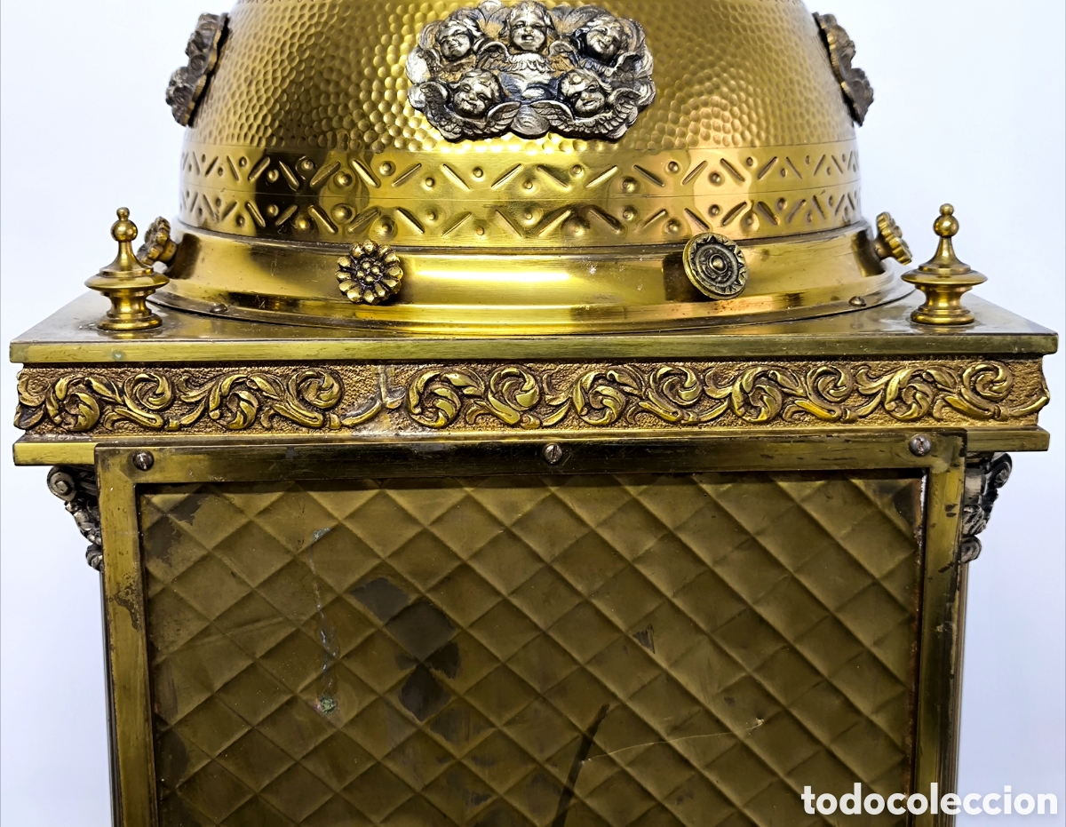 Antig&uuml;edades: TEMPLETE / CAPILLA BRONCE 93 cm. - Foto 12