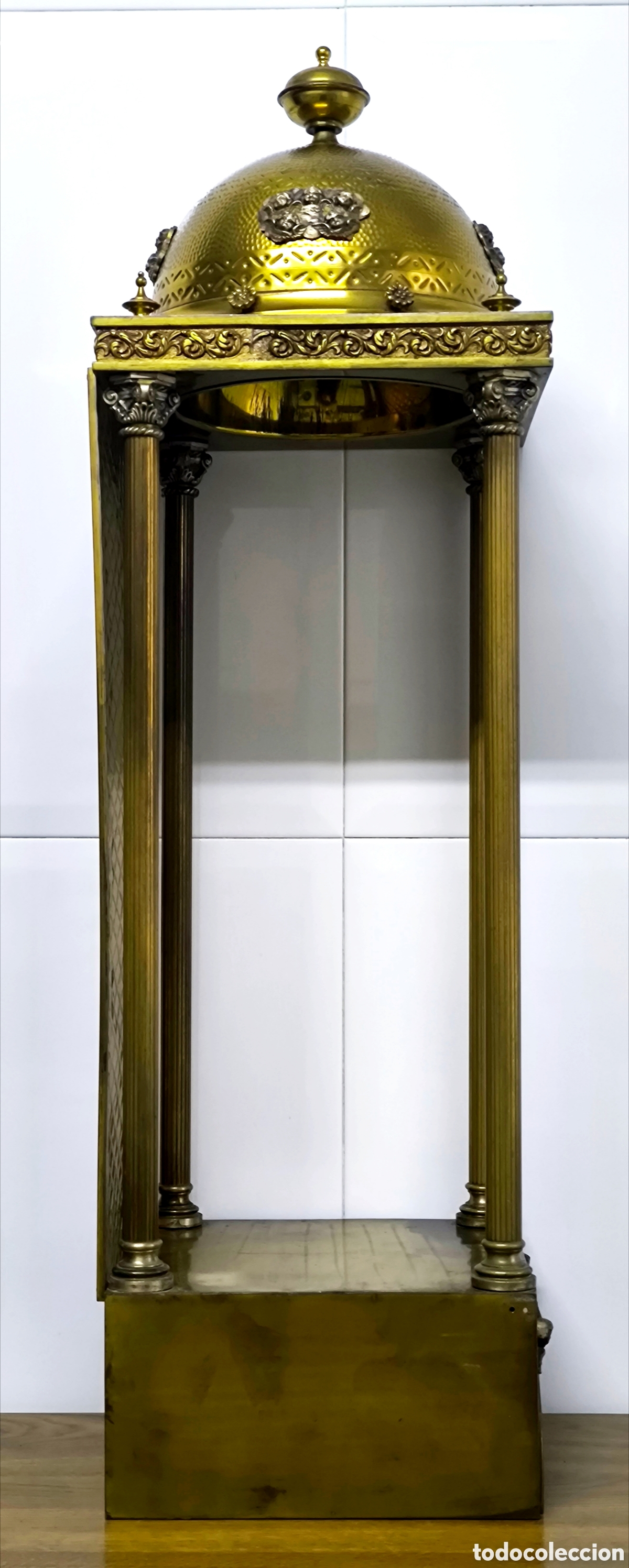 Antig&uuml;edades: TEMPLETE / CAPILLA BRONCE 93 cm. - Foto 13