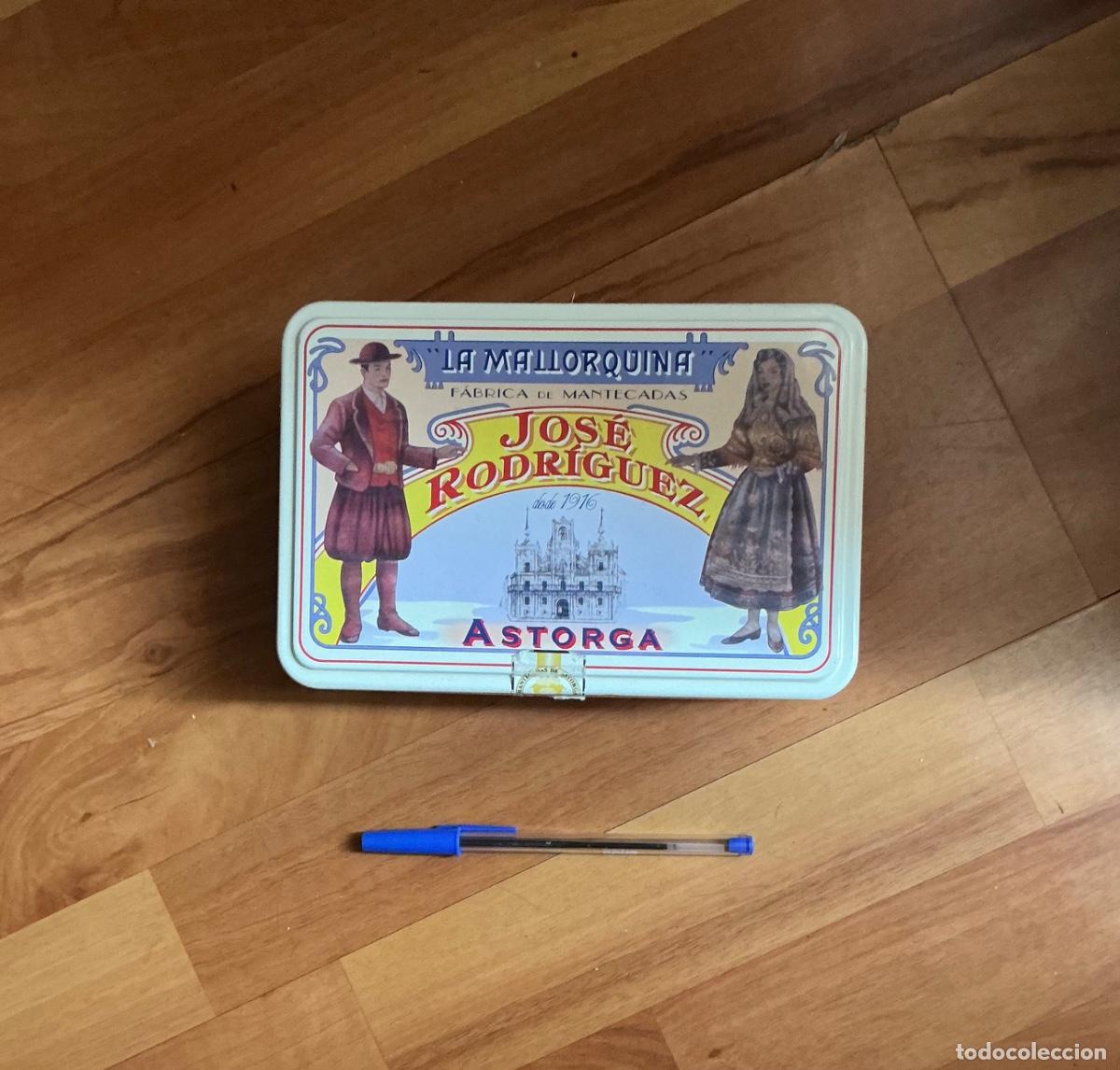 Antig&uuml;edades: Caja / lata de metal de Astorga. - Foto 10