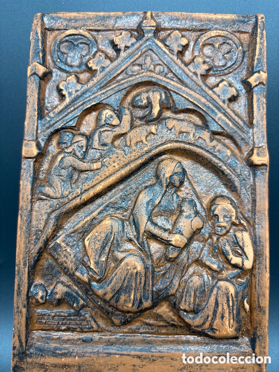 Antig&uuml;edades: Placa de terracota siguiendo modelo g&oacute;tico - Foto 2