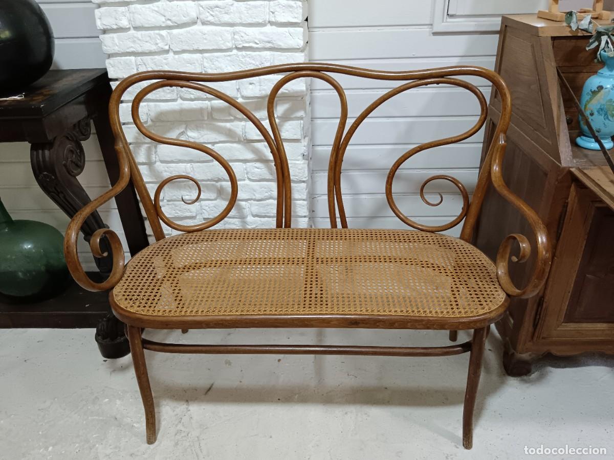 Antig&uuml;edades: ANTIGUO TRESILLO THONET - Foto 2
