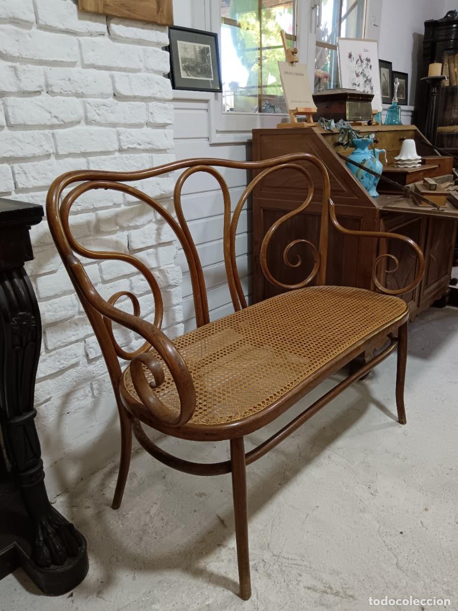 Antig&uuml;edades: ANTIGUO TRESILLO THONET - Foto 3