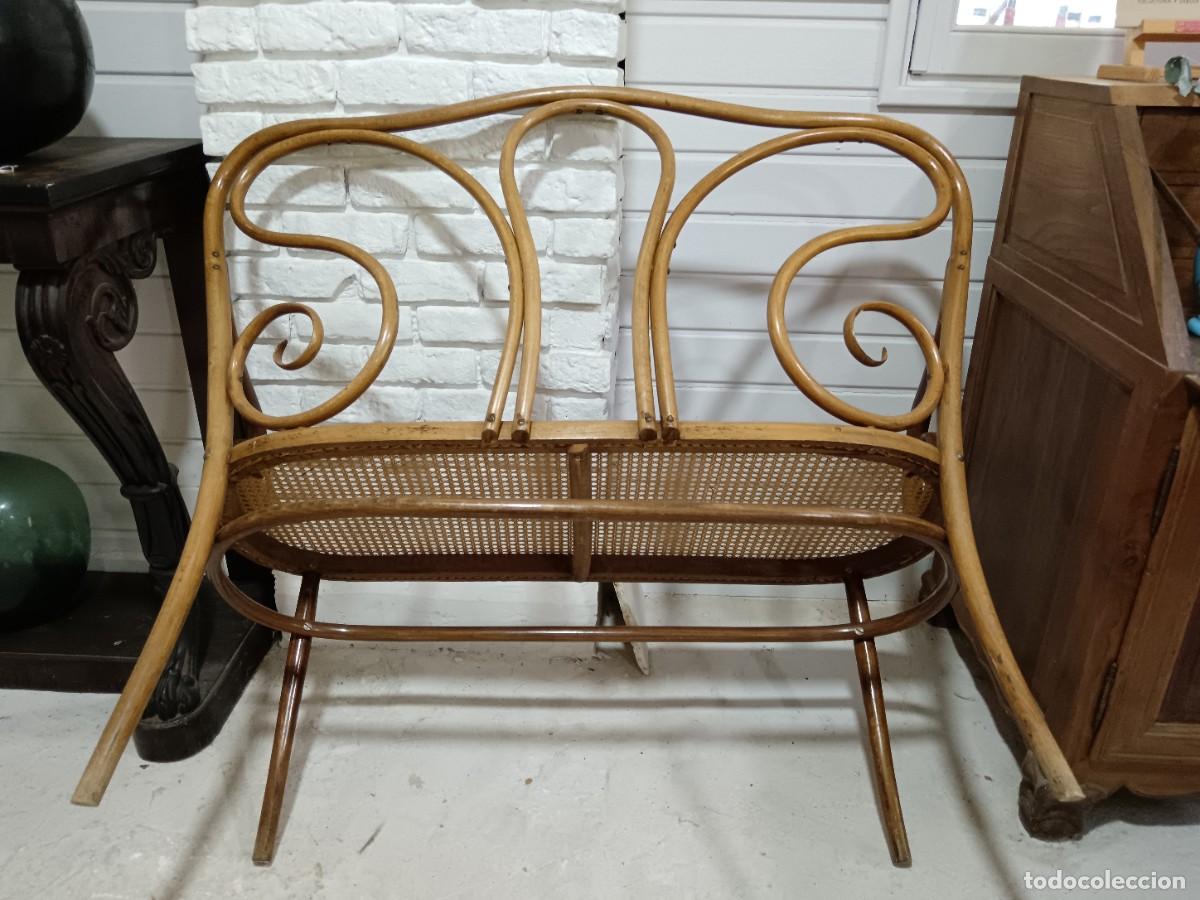 Antig&uuml;edades: ANTIGUO TRESILLO THONET - Foto 4