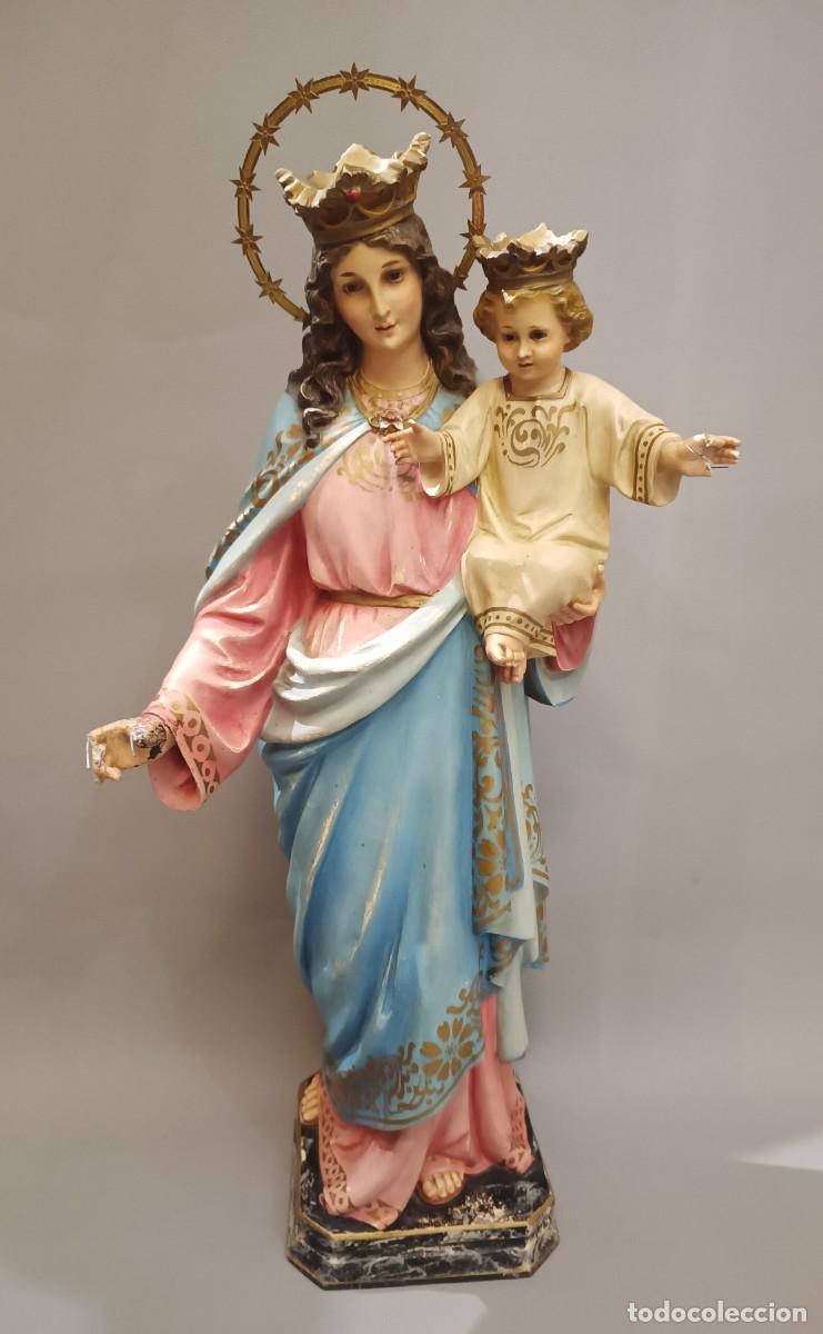Antig&uuml;edades: Escultura antigua de Maria Auxiliadora de Olot