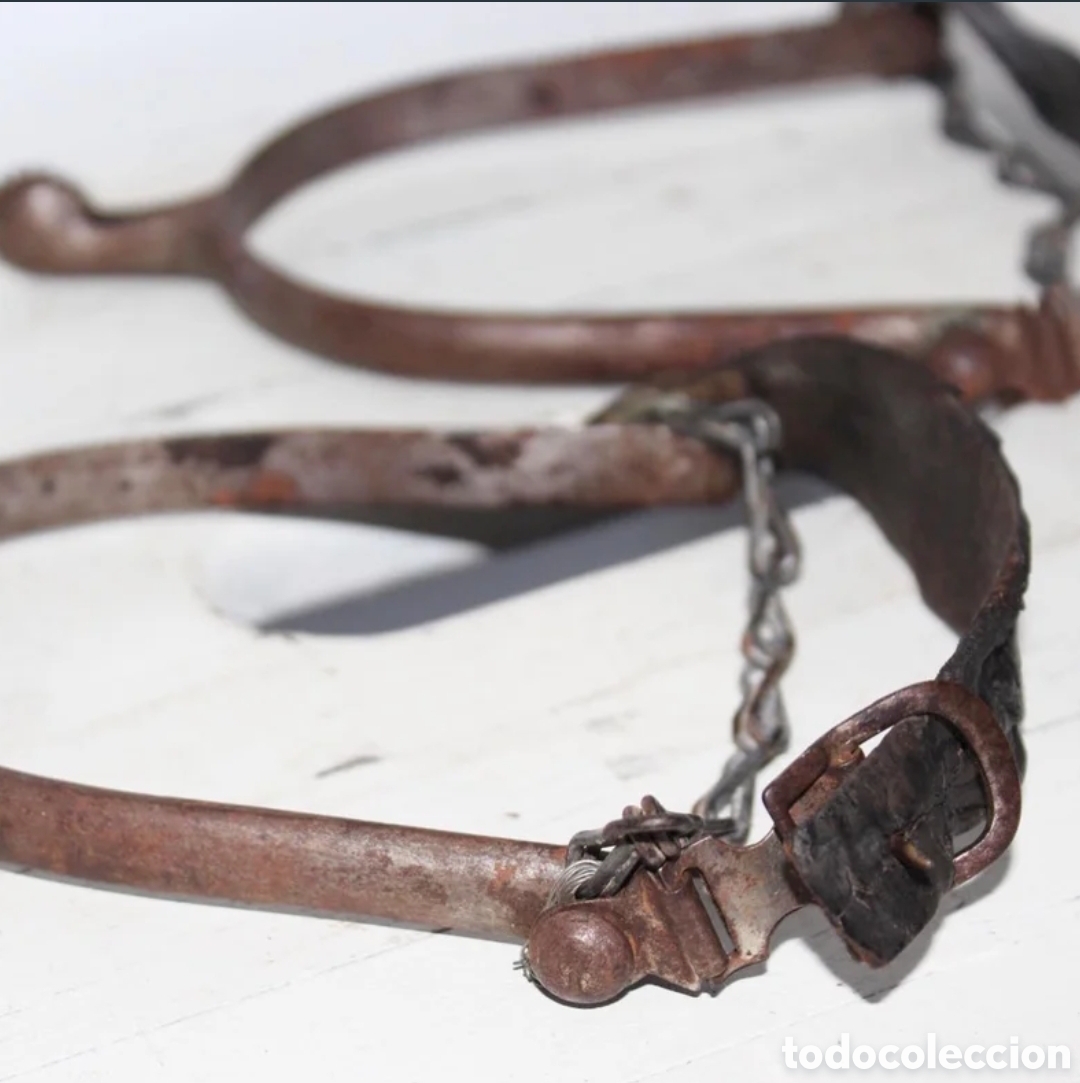 Antig&uuml;edades: Espuelas principios siglo XX, caballer&iacute;a militar