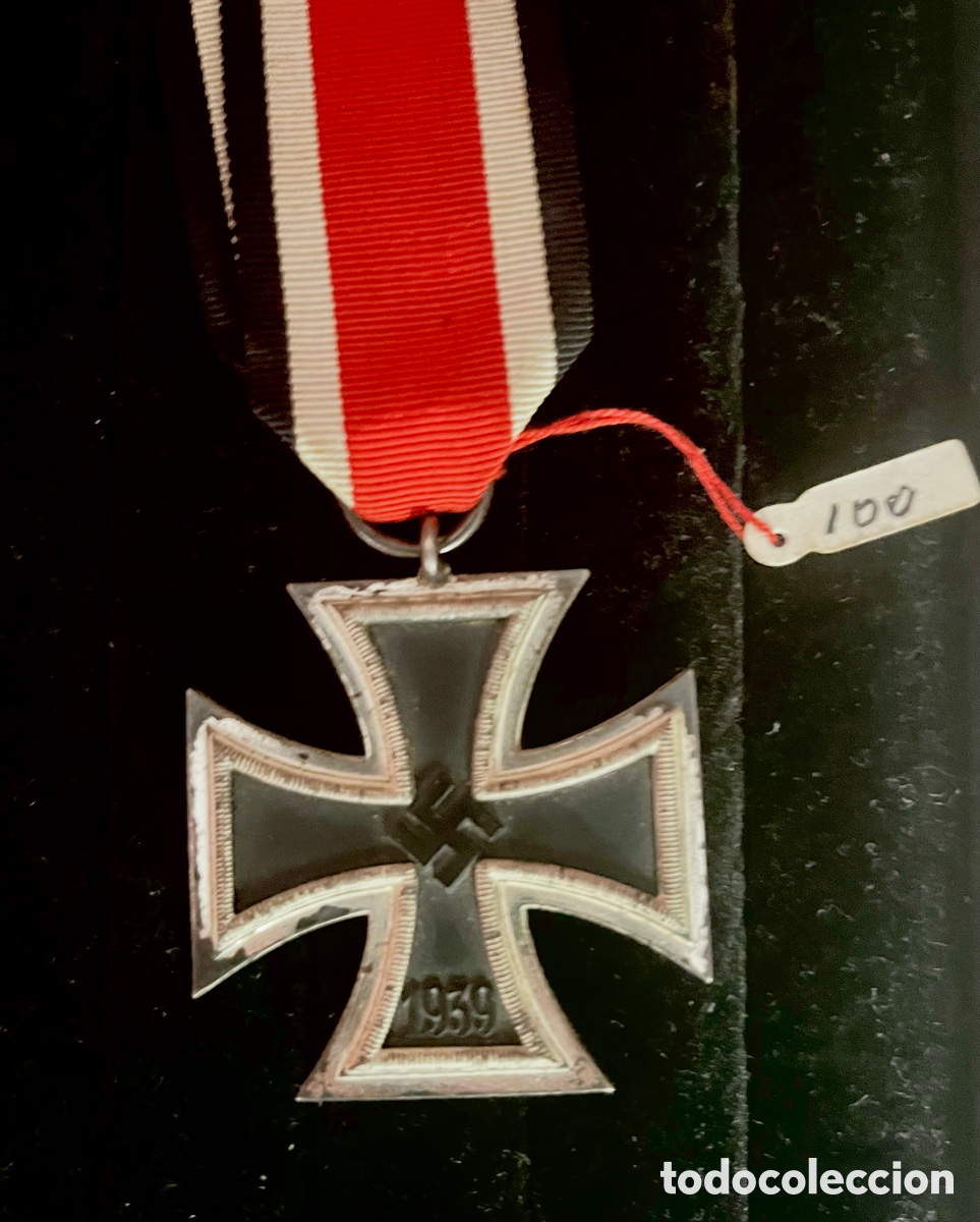 Antig&uuml;edades: Cruz de hierro 1939 2 clase marcaje 100 Original