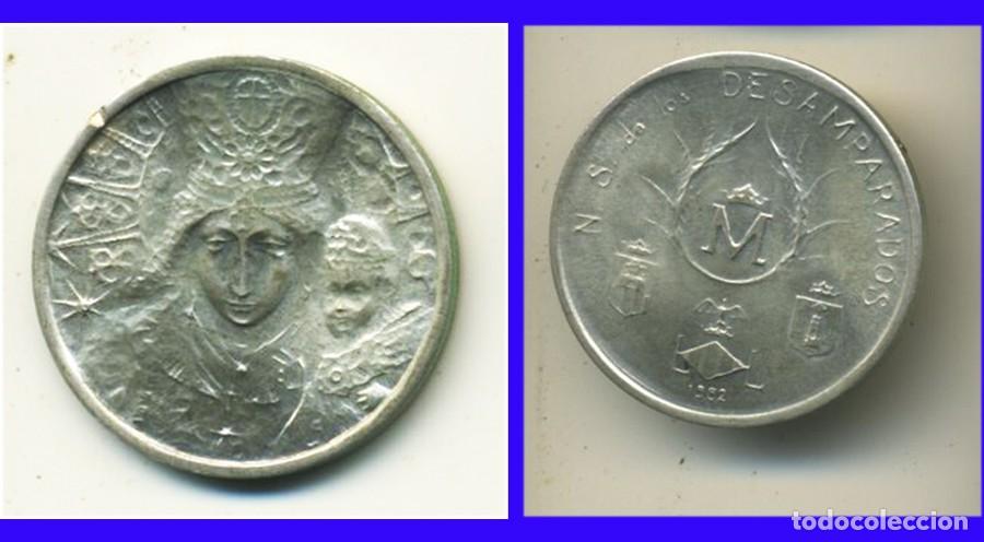 Antig&uuml;edades: MONEDA VALENCIA VIRGEN DE LOS DESAMPARADOS 1982 MIDE 2,5 CM DE DIAMETRO
