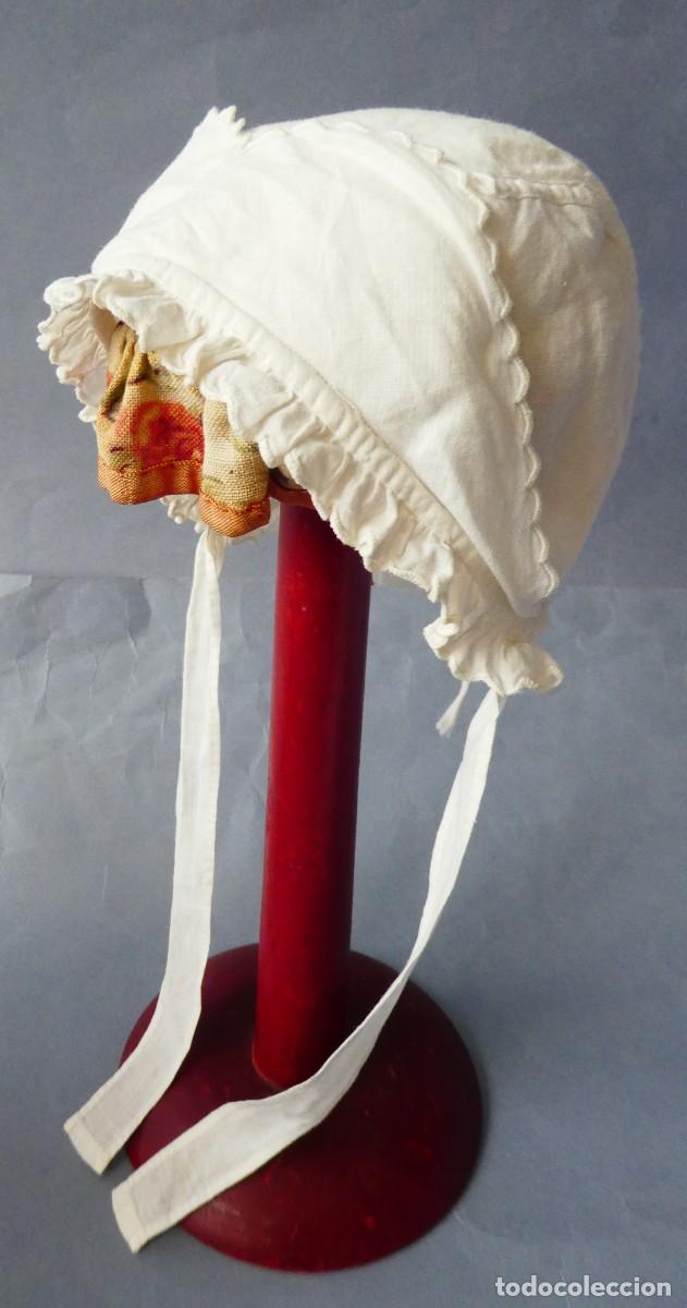Antig&uuml;edades: ANTIGUO GORRO DE ENCAJE PARA BEB&Eacute; O BEB&Eacute; PPIO.S.XX