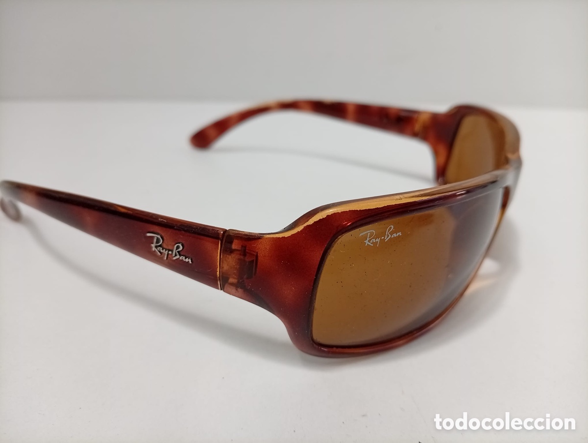 Antig&uuml;edades: . GAFAS DE SOL RAY BAN MARRONES CON ESTUCHE ORIGINAL. - Foto 5