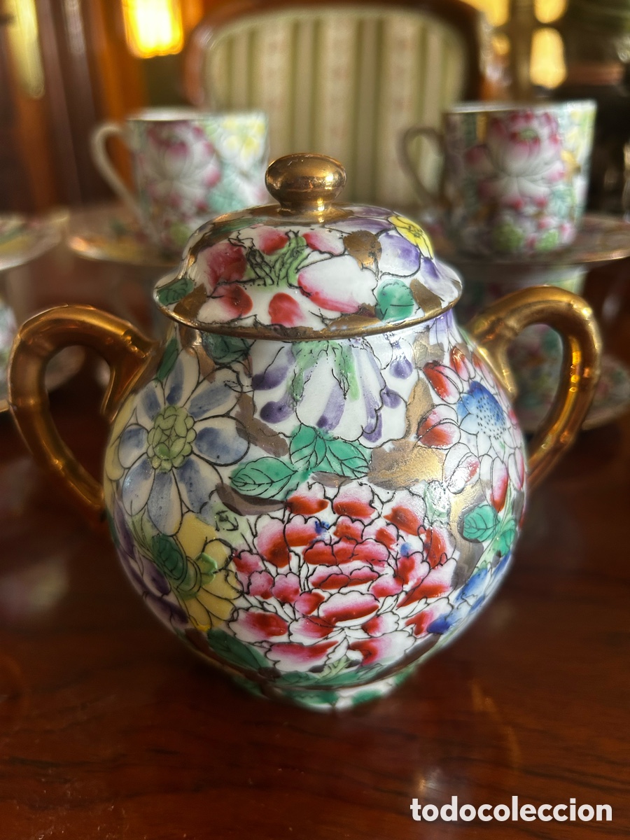 Antig&uuml;edades: ANTIGUO SERVICIO DE T&Eacute; JAPON&Eacute;S - Foto 2