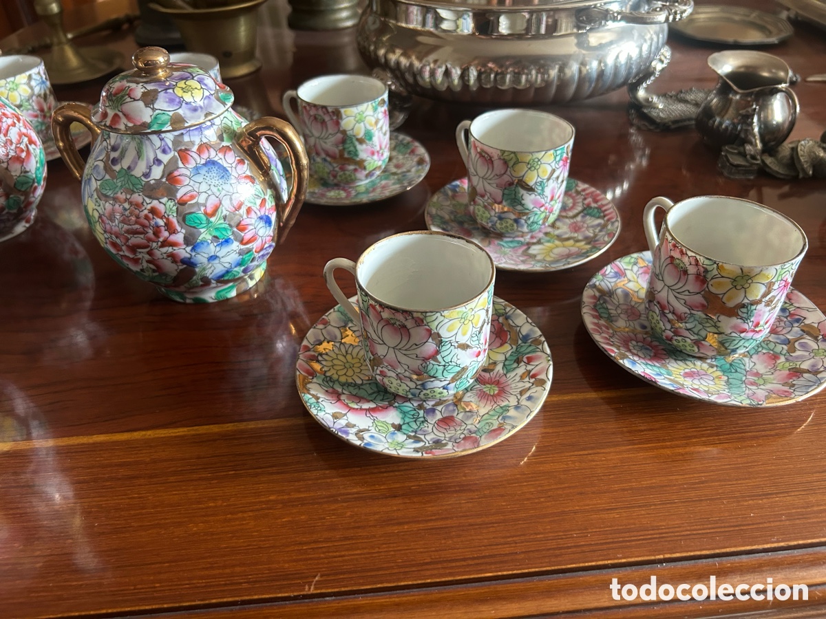 Antig&uuml;edades: ANTIGUO SERVICIO DE T&Eacute; JAPON&Eacute;S - Foto 5
