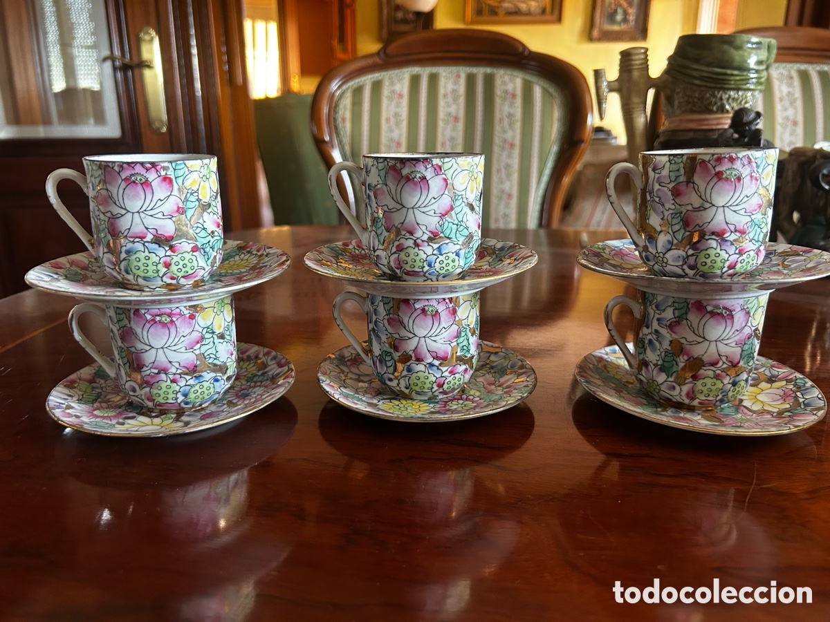 Antig&uuml;edades: ANTIGUO SERVICIO DE T&Eacute; JAPON&Eacute;S - Foto 6