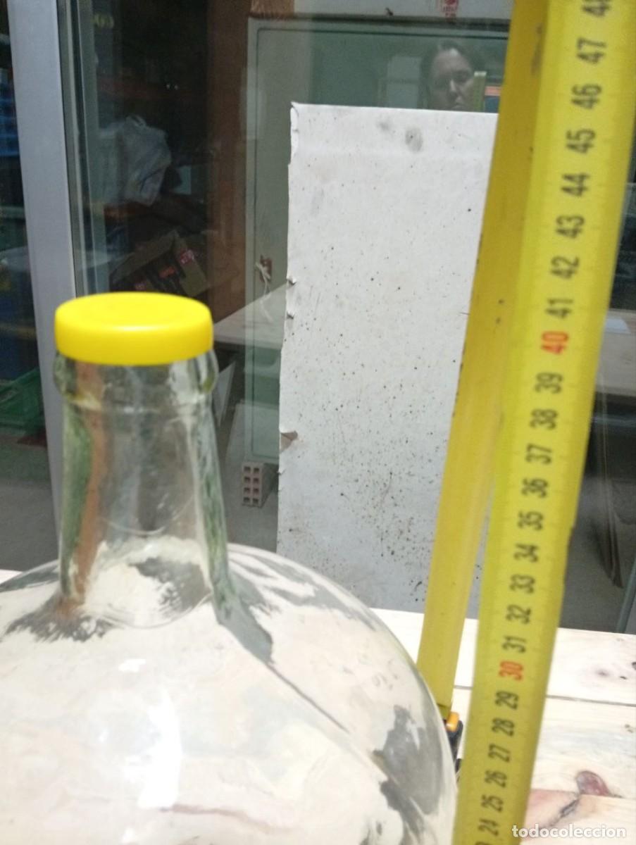 Antig&uuml;edades: Botella de cristal damajuana -- 40 cm -- - Foto 3
