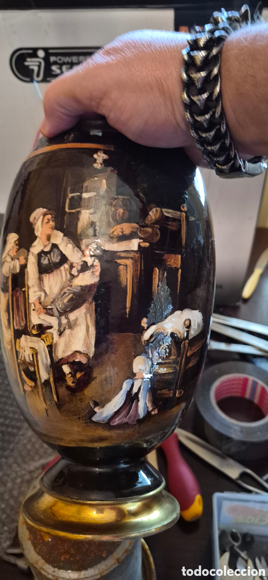 Antig&uuml;edades: Orza de porcelana antigua