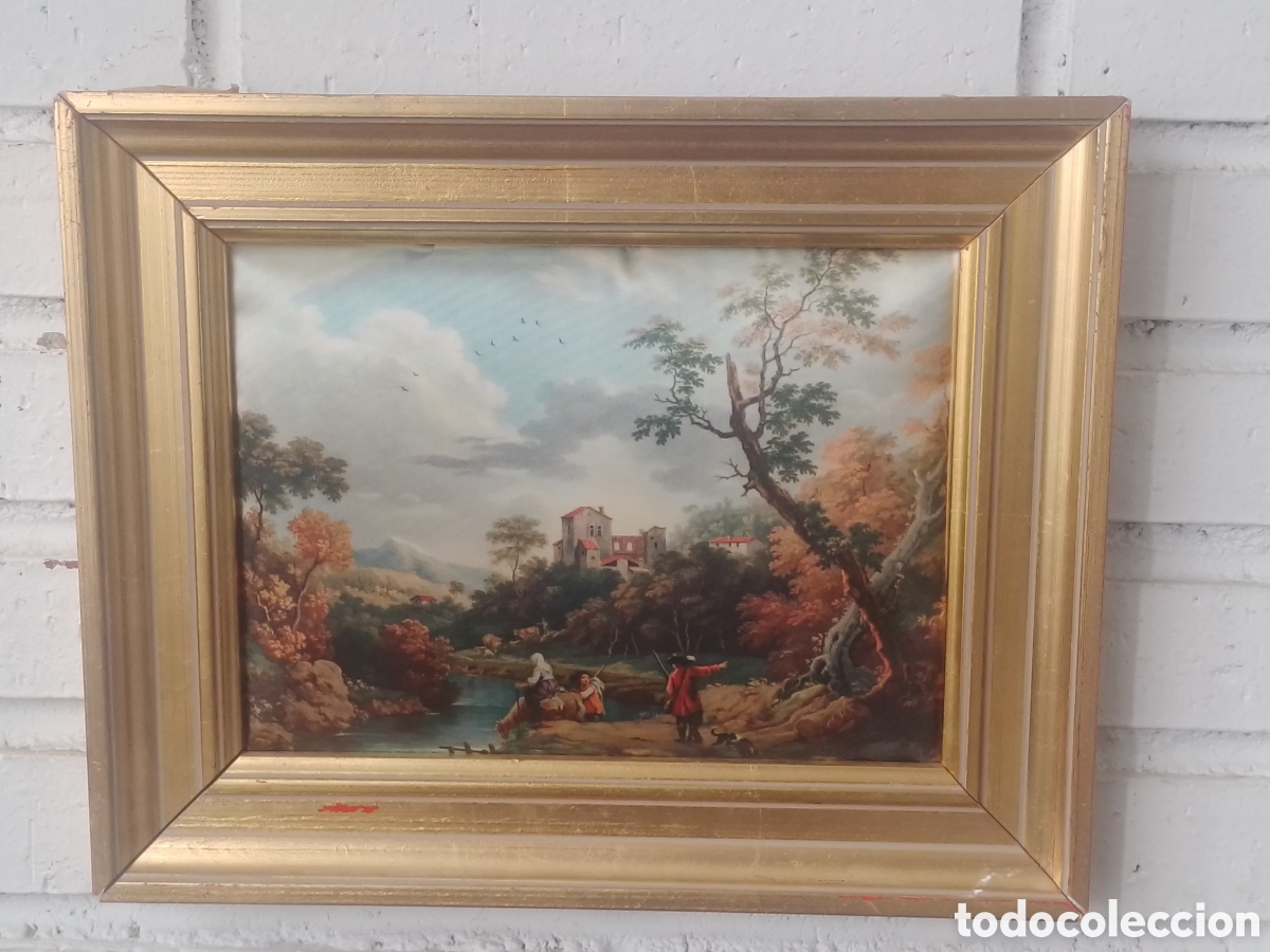 Antig&uuml;edades: Antiguo cuadro Seda?