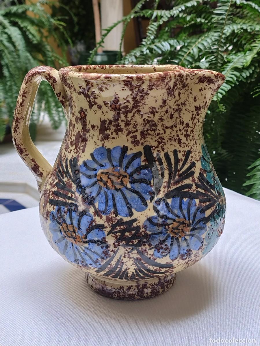 Antig&uuml;edades: ANTIGUA JARRA VINATERA DE CERAMICA. PUENTE DEL ARZOBISPO-SERIE PINO-SIGLO XVIII