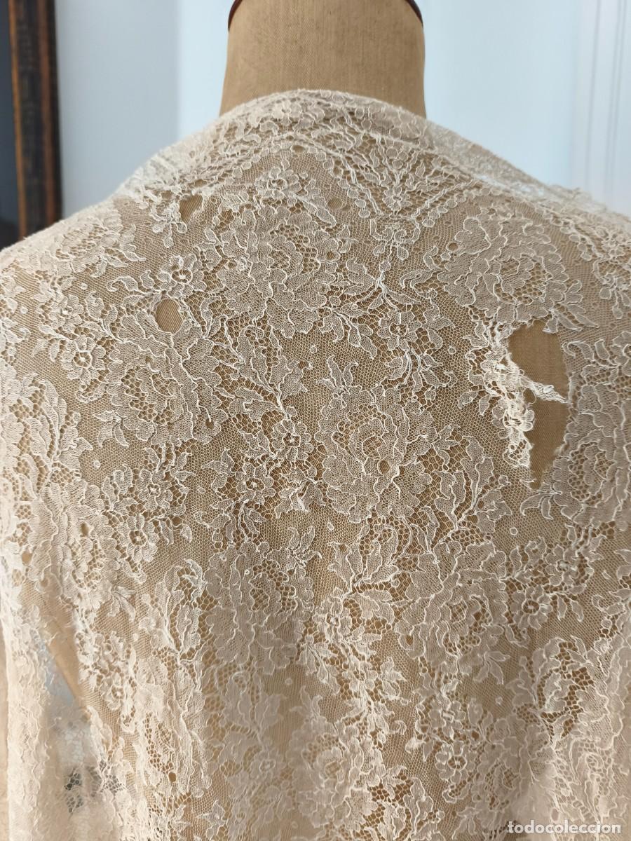 Antig&uuml;edades: MANTILLA CHANTILLY FINALES S.XIX - Foto 5