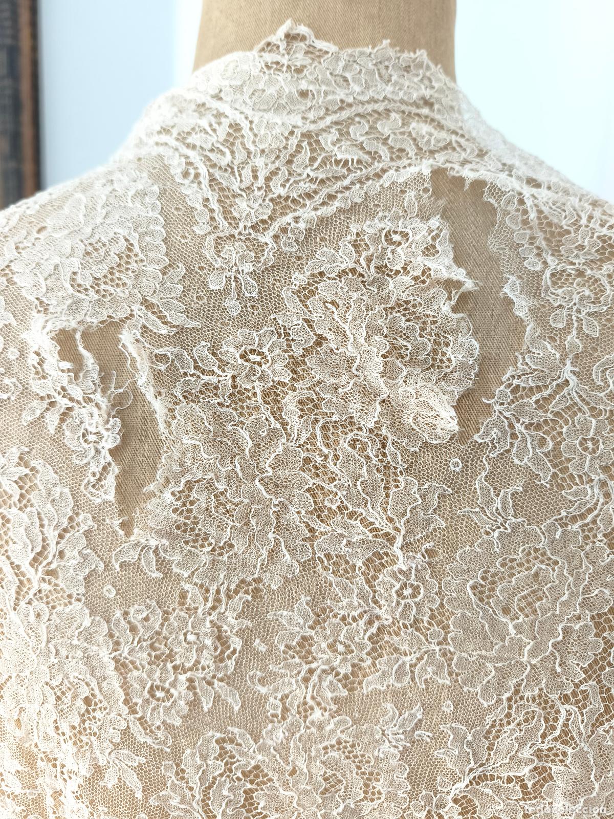 Antig&uuml;edades: MANTILLA CHANTILLY FINALES S.XIX - Foto 6