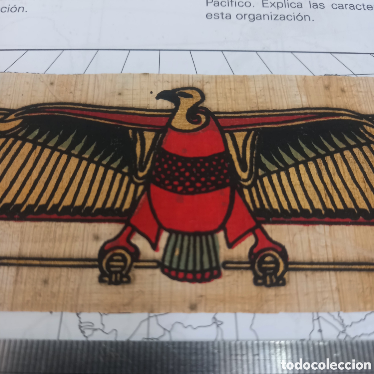 Antig&uuml;edades: Papiro Egipcio ave no comun - Foto 1