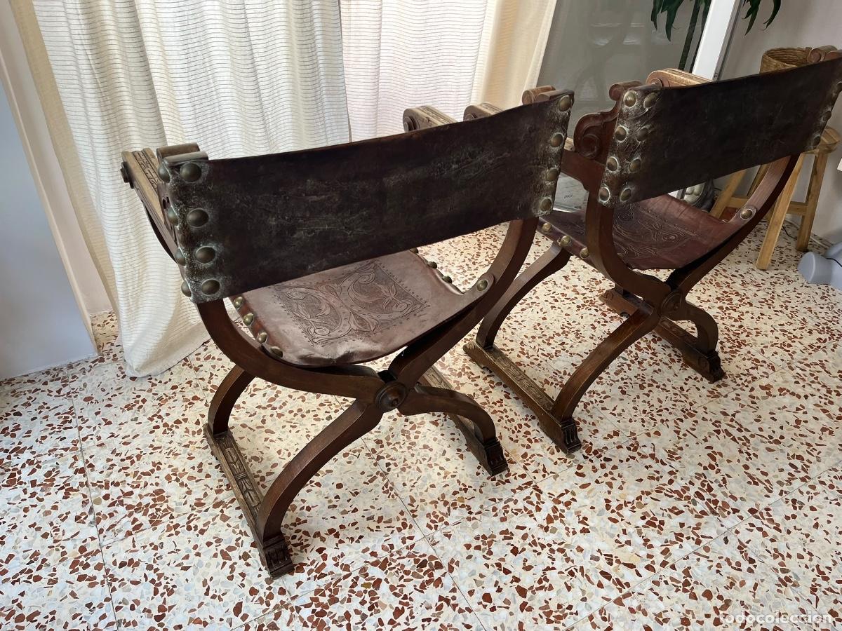 Antig&uuml;edades: Pareja de sillas Jamugas - Foto 8