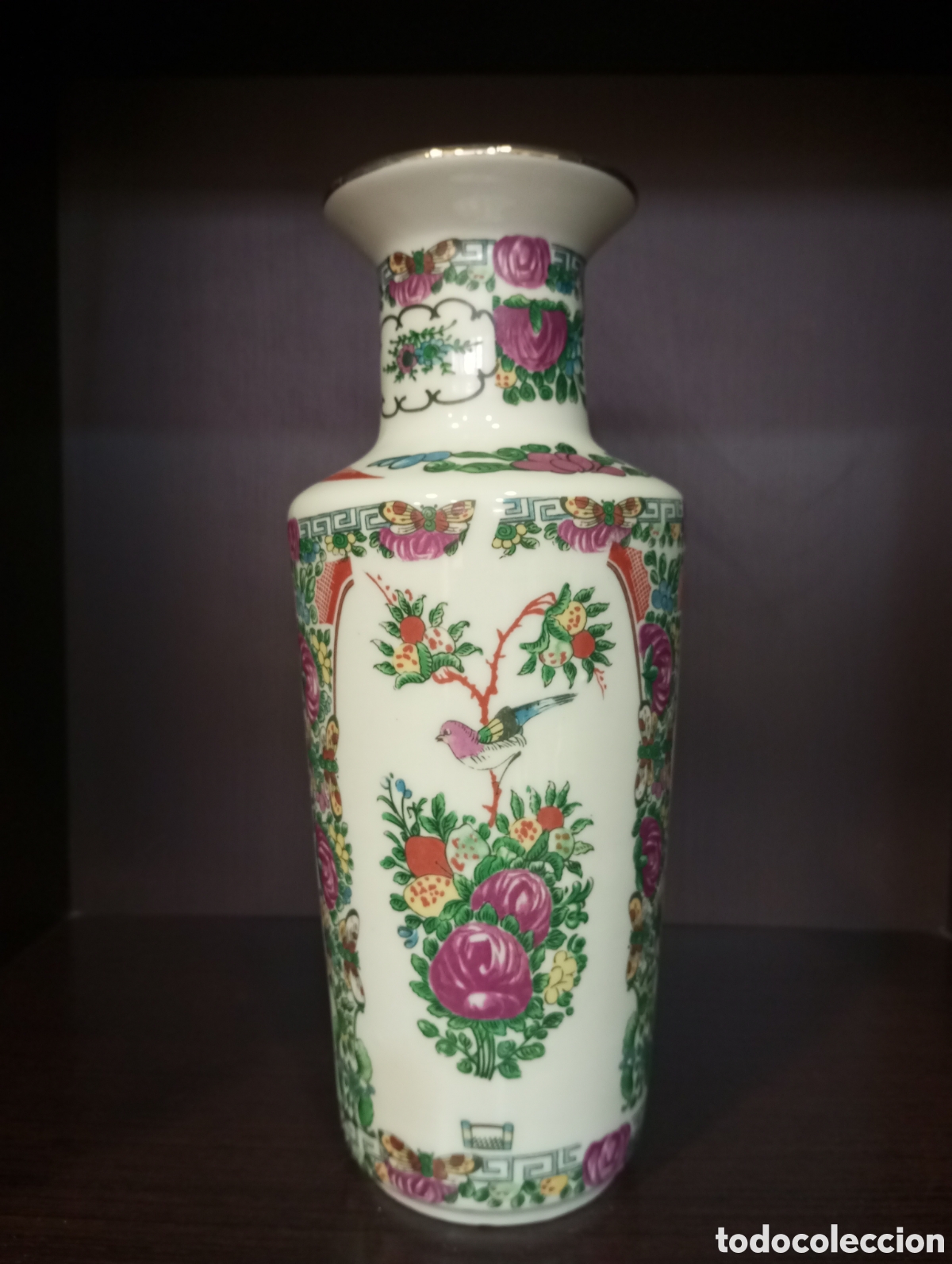 Antig&uuml;edades: Jarr&oacute;n japon&eacute;s. Porcelana Kutani. S.XX