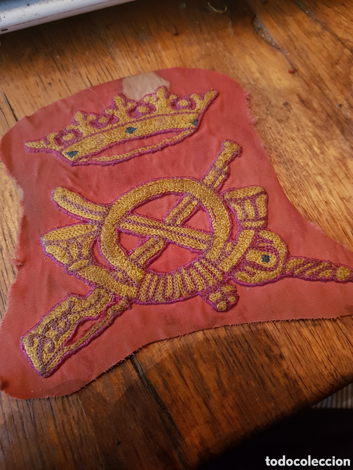 Antig&uuml;edades: ANTIGUO PARCHE BORDADO EPOCA ALFONSOXIII MILITAR