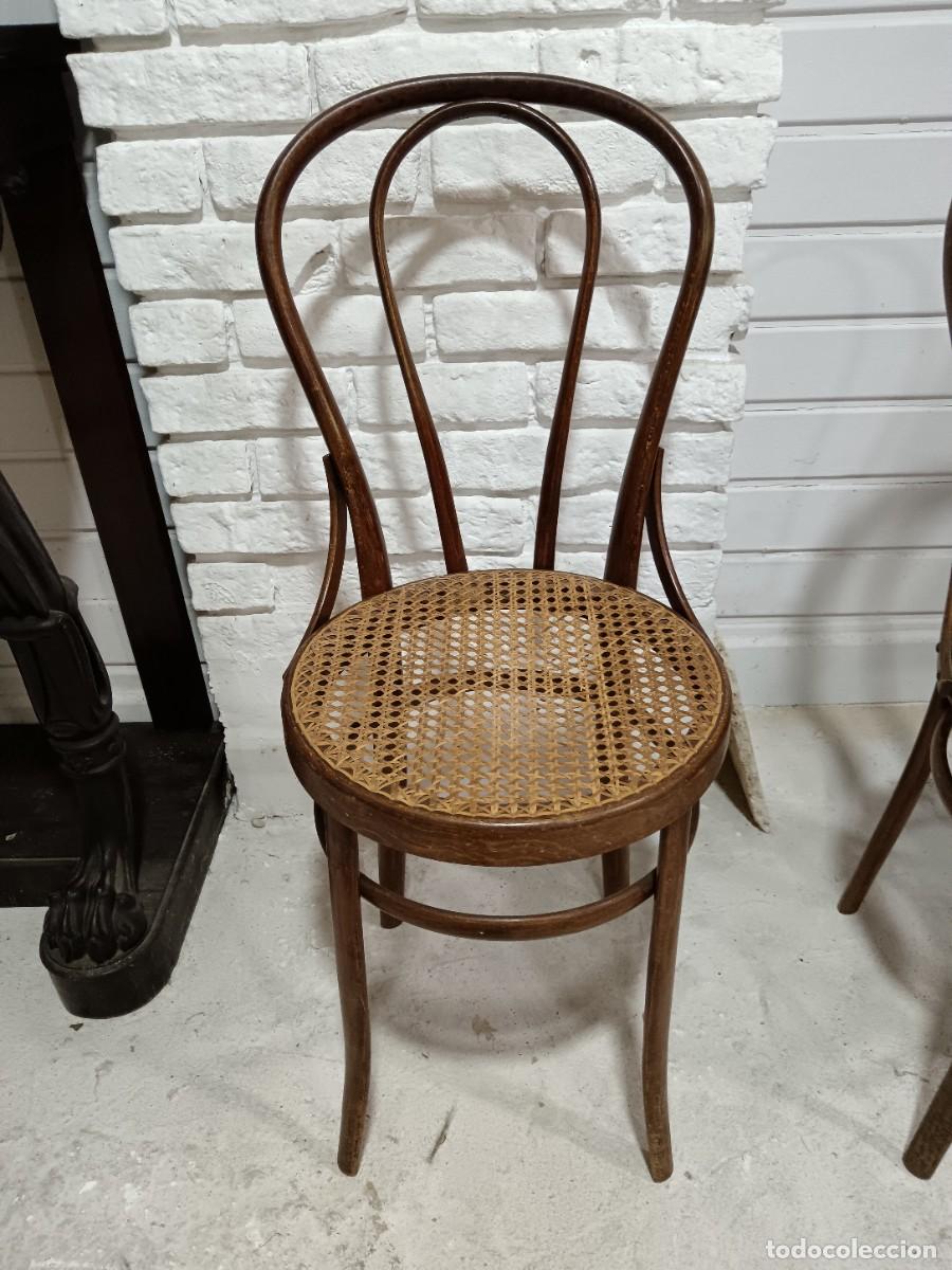 Antig&uuml;edades: LOTE DE 6 SILLAS THONET - Foto 4