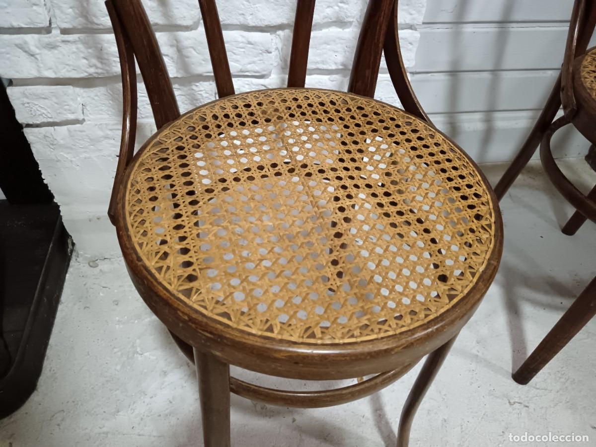 Antig&uuml;edades: LOTE DE 6 SILLAS THONET - Foto 9