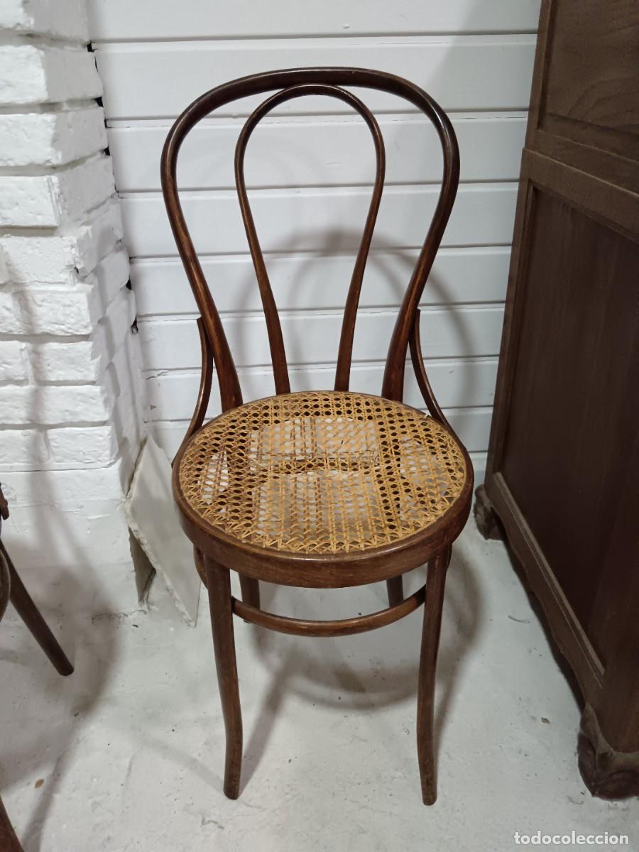 Antig&uuml;edades: LOTE DE 6 SILLAS THONET - Foto 10