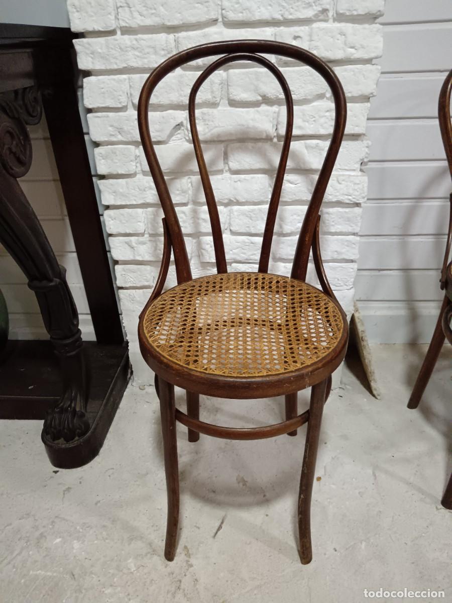 Antig&uuml;edades: LOTE DE 6 SILLAS THONET - Foto 12