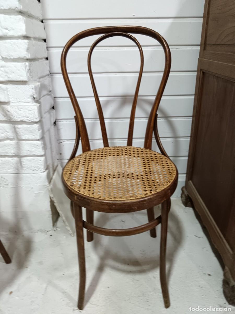 Antig&uuml;edades: LOTE DE 6 SILLAS THONET - Foto 14