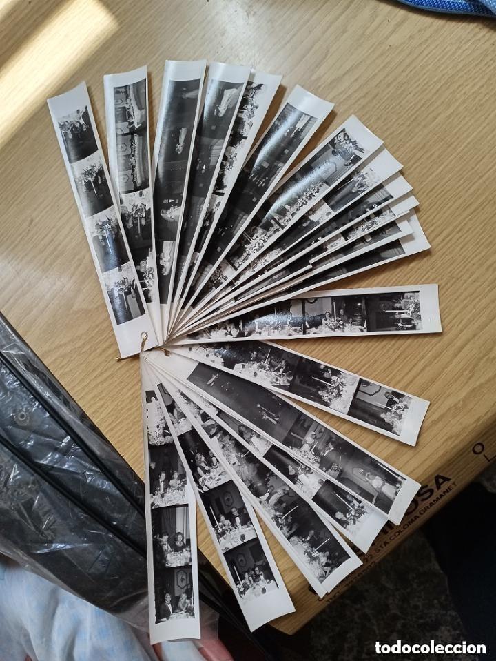 Antig&uuml;edades: 100 MINI FOTOS EN 25 TIRAS DE UN REPORTAJE DE ALGUNA BODA