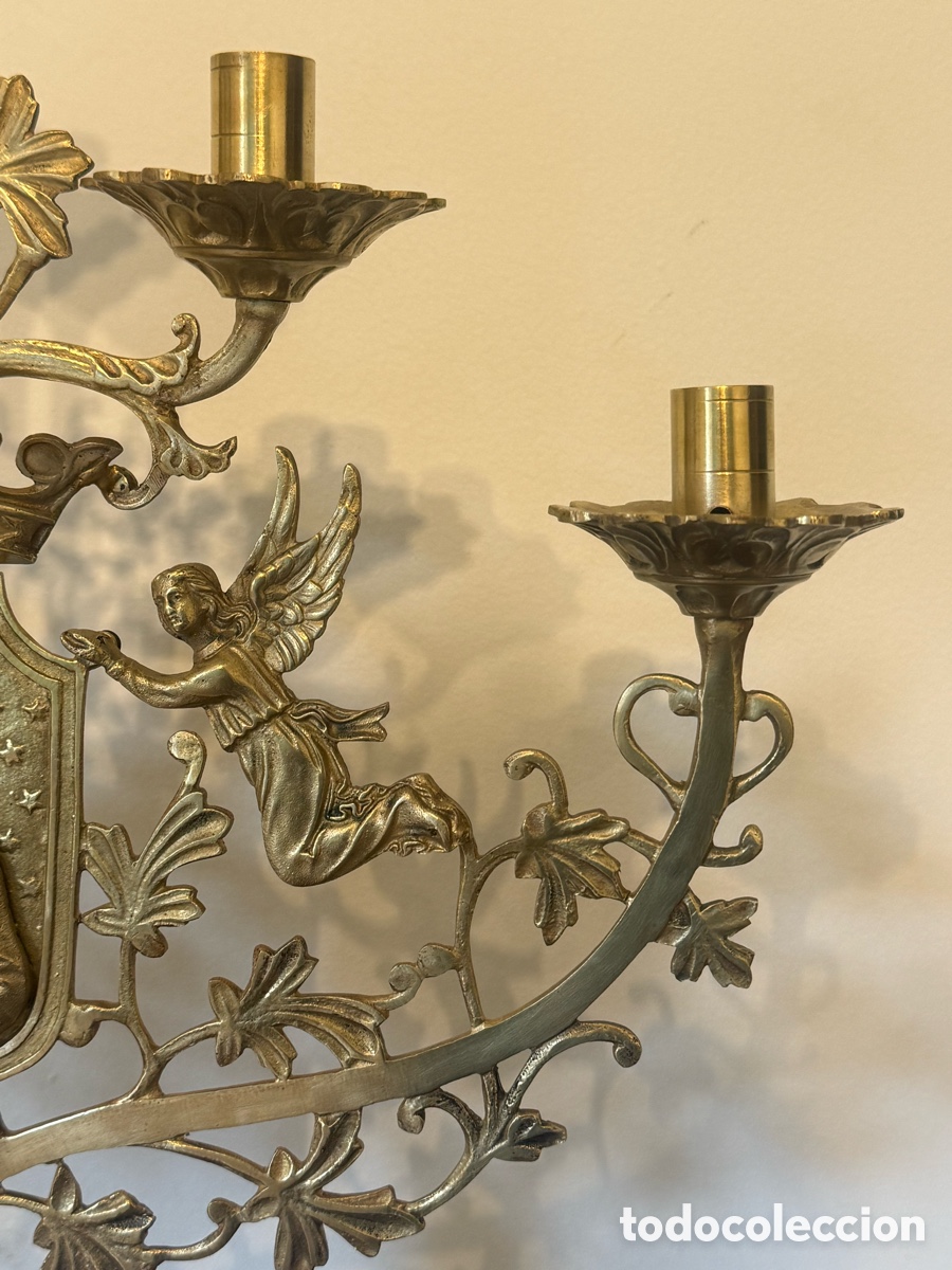 Antig&uuml;edades: Candelabro Sagrado Coraz&oacute;n - Foto 6