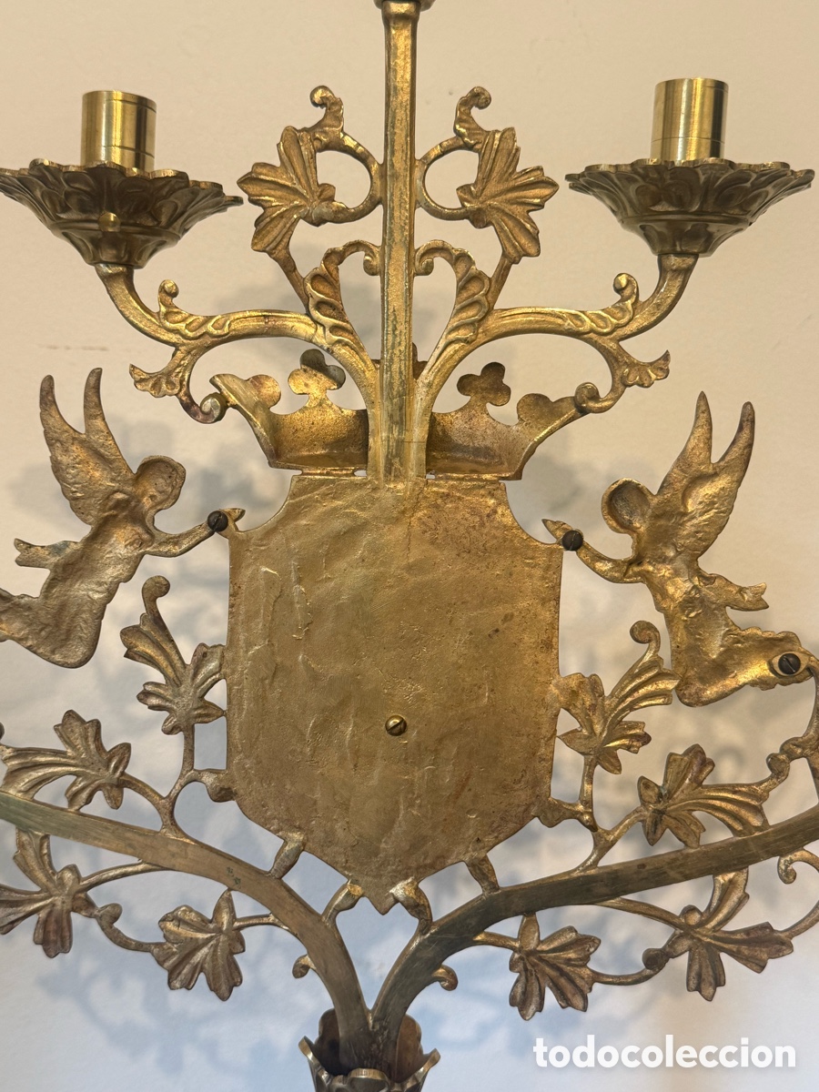 Antig&uuml;edades: Candelabro Sagrado Coraz&oacute;n - Foto 11