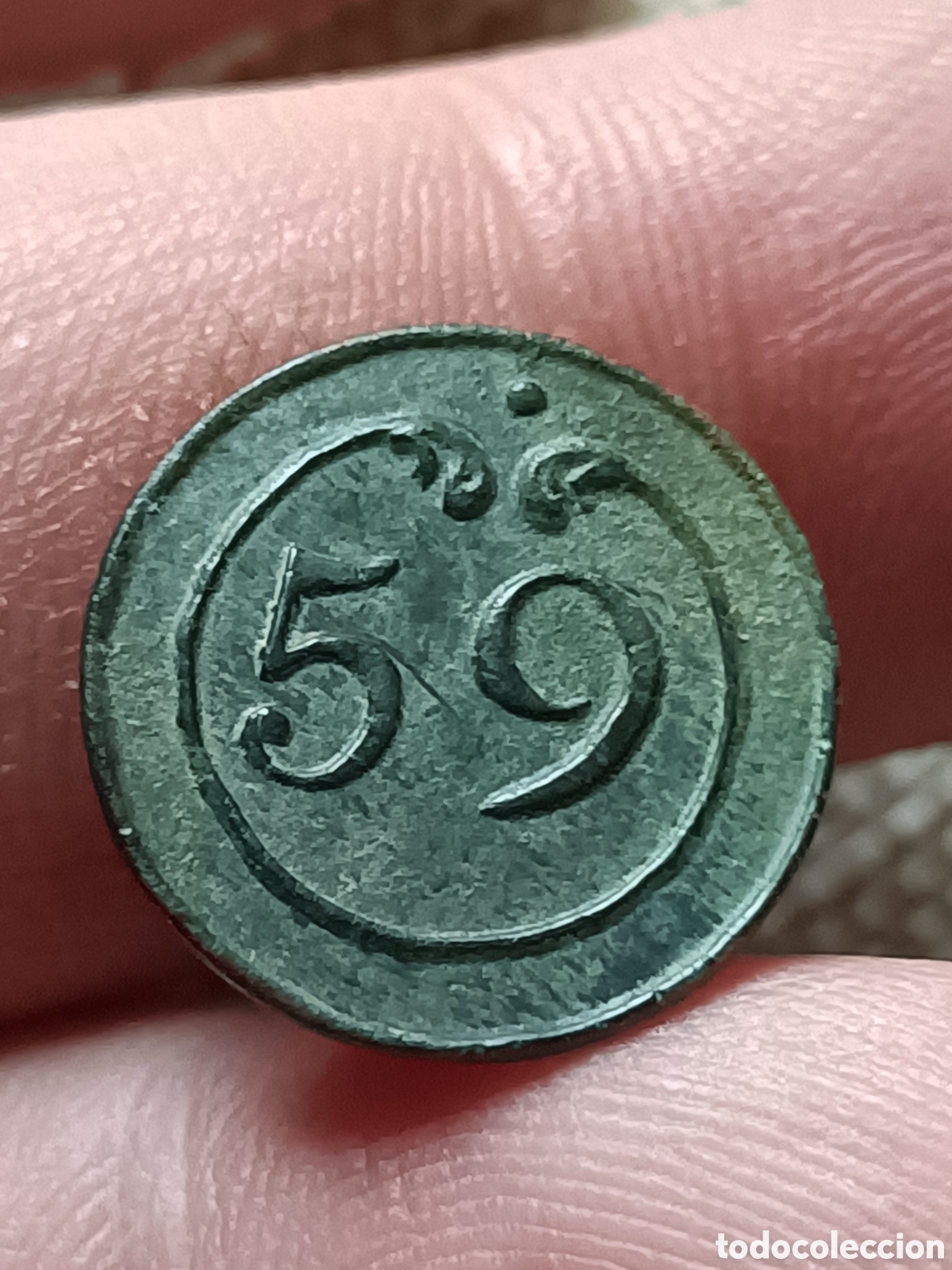 Antig&uuml;edades: Bot&oacute;n militar Guerra Independencia Reg. 59